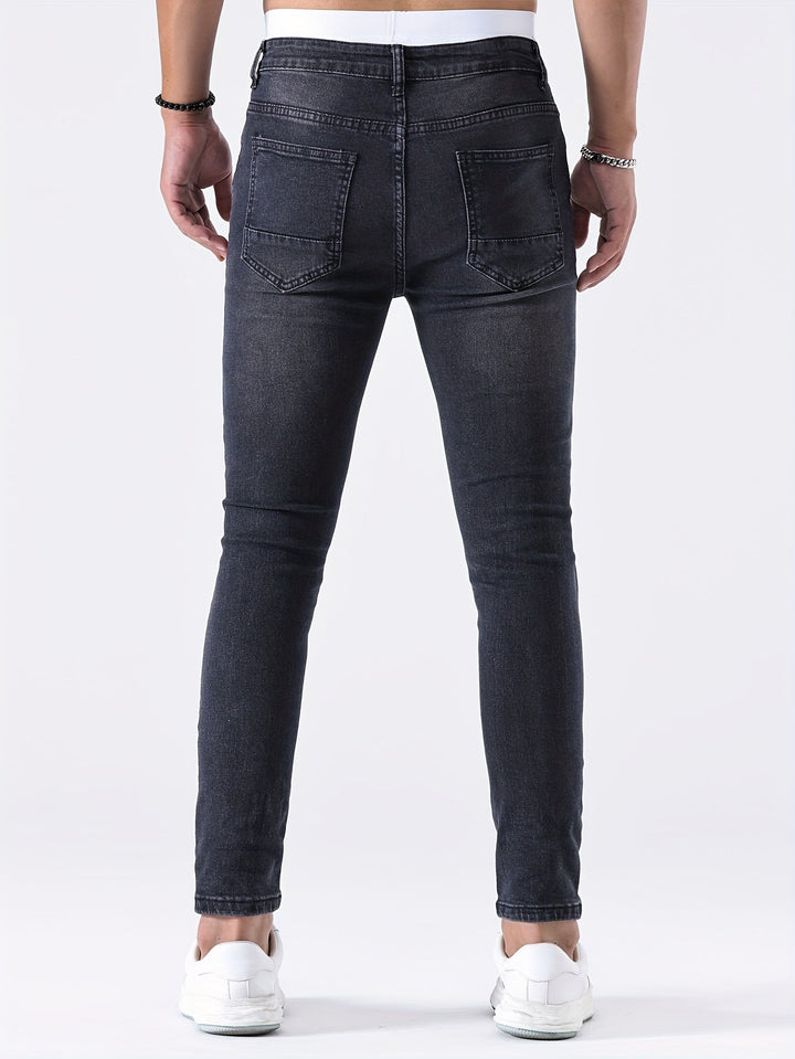 Levoire | Jean Slim Fit Déchiré Pour Hommes