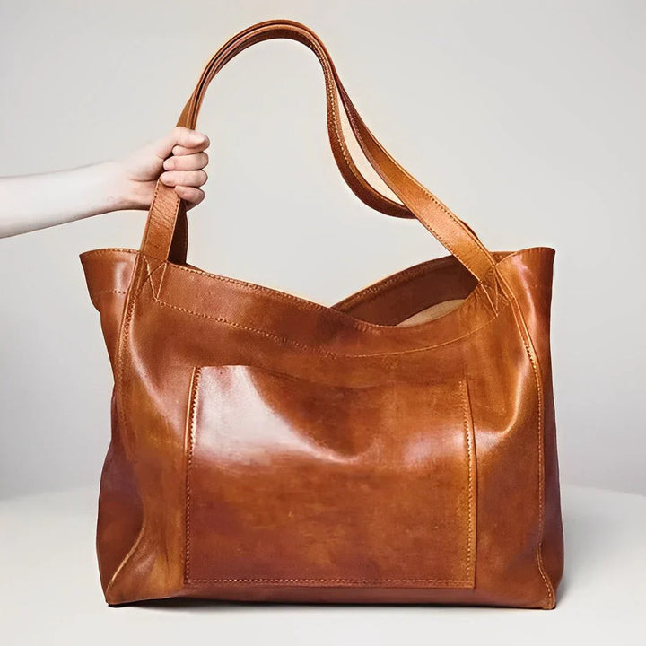 Levoire | Sac À Main Rétro En Cuir Pour Collection De Vin Braun