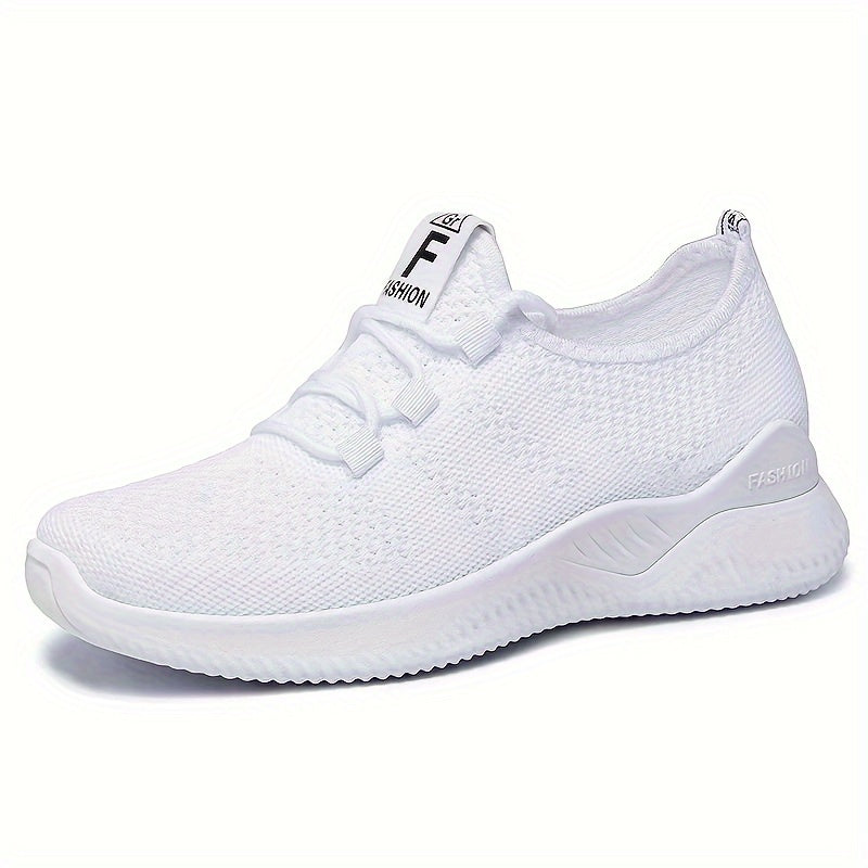 Levoire | Baskets Femme Simples À Semelle Légère Blanc