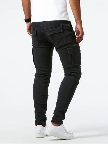Levoire | Slim Fit Cargo Jeans Im Streetstyle