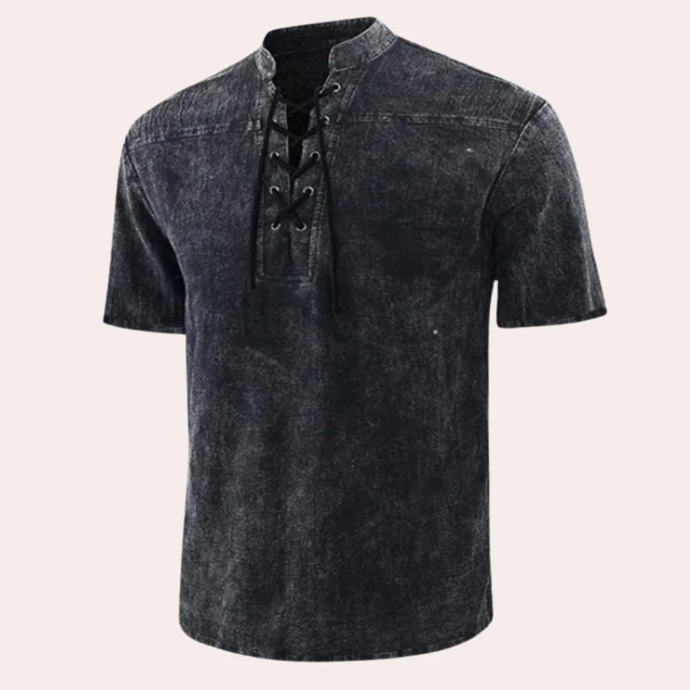 Levoire | Chemise Authentique Style Vendanges Gris foncé