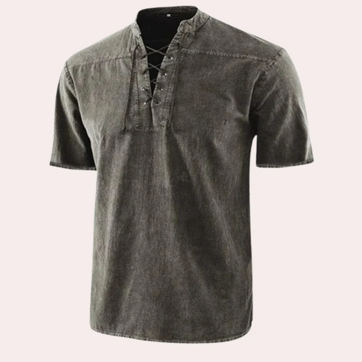 Levoire | Chemise Authentique Style Vendanges Gris