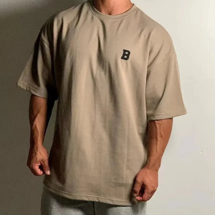 Levoire | T-shirt de fitness pour hommes Khaki