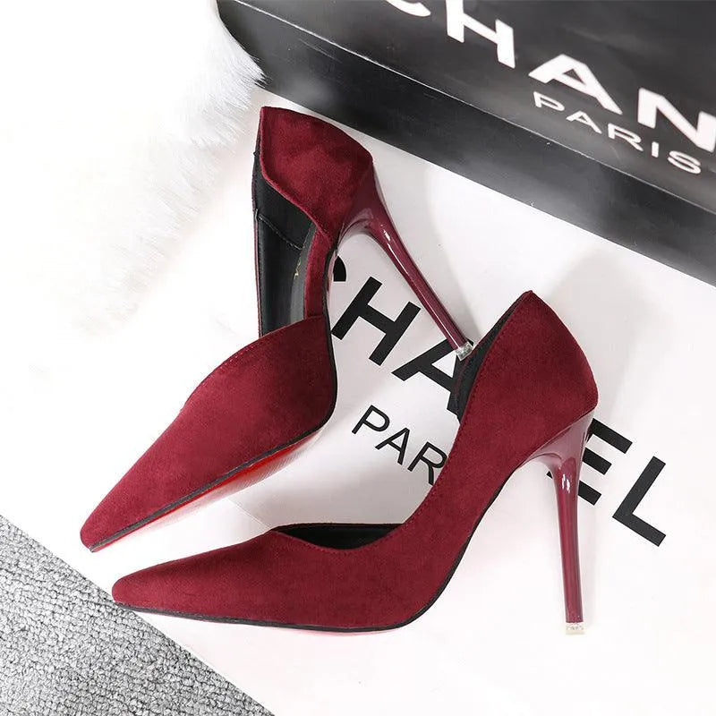Levoire | Décolleté avec des chaussures à talons Rouge vin