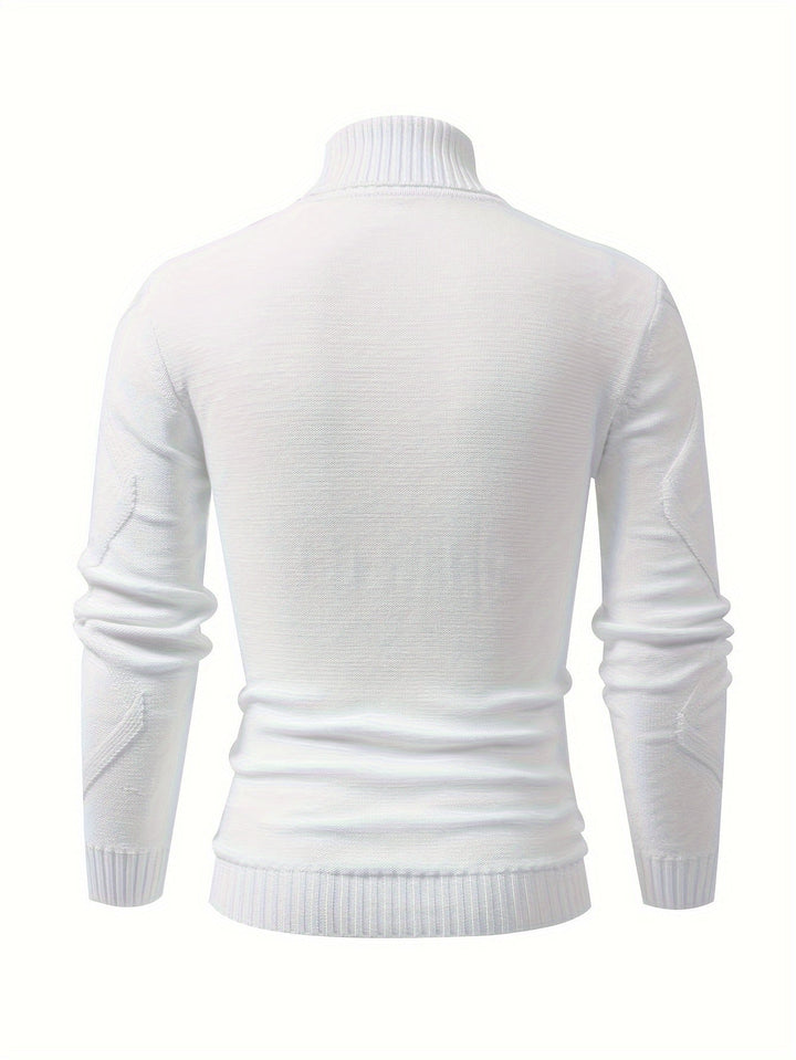 Levoire | Pull À Col Roulé En Tricot Avec Coupe Moderne