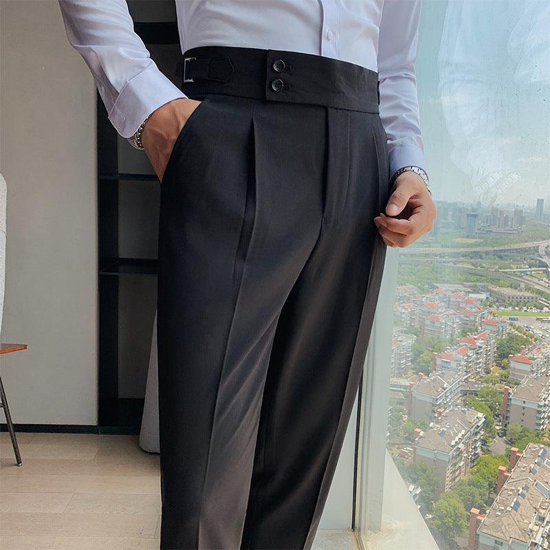 Levoire | Pantalon Slim Fit Élégant Noir