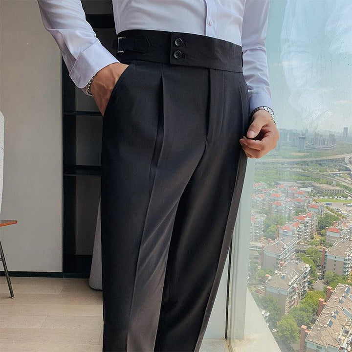 Levoire | Pantalon Slim Fit Élégant Noir