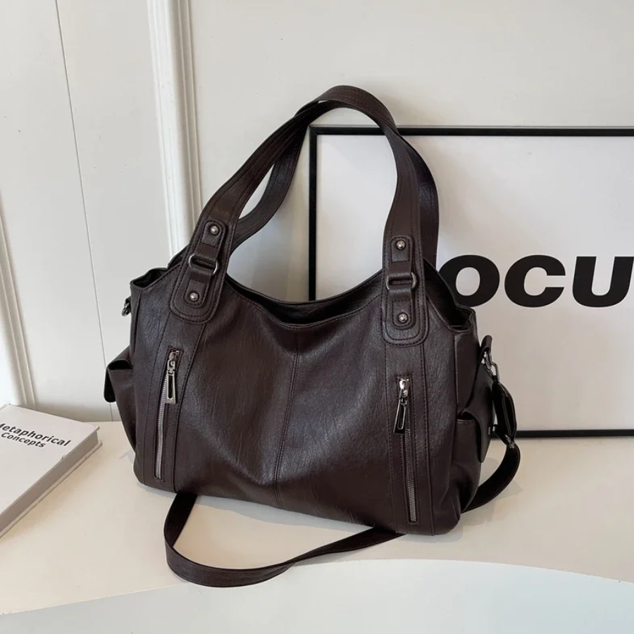 Levoire | Sac À Épaule Élégant Pour La Vie Quotidienne Espresso