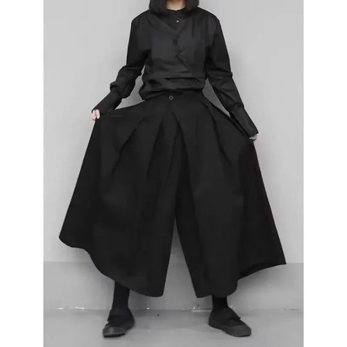 Levoire | Pantalon Taille Haute Avec Jambe Large Et Unie