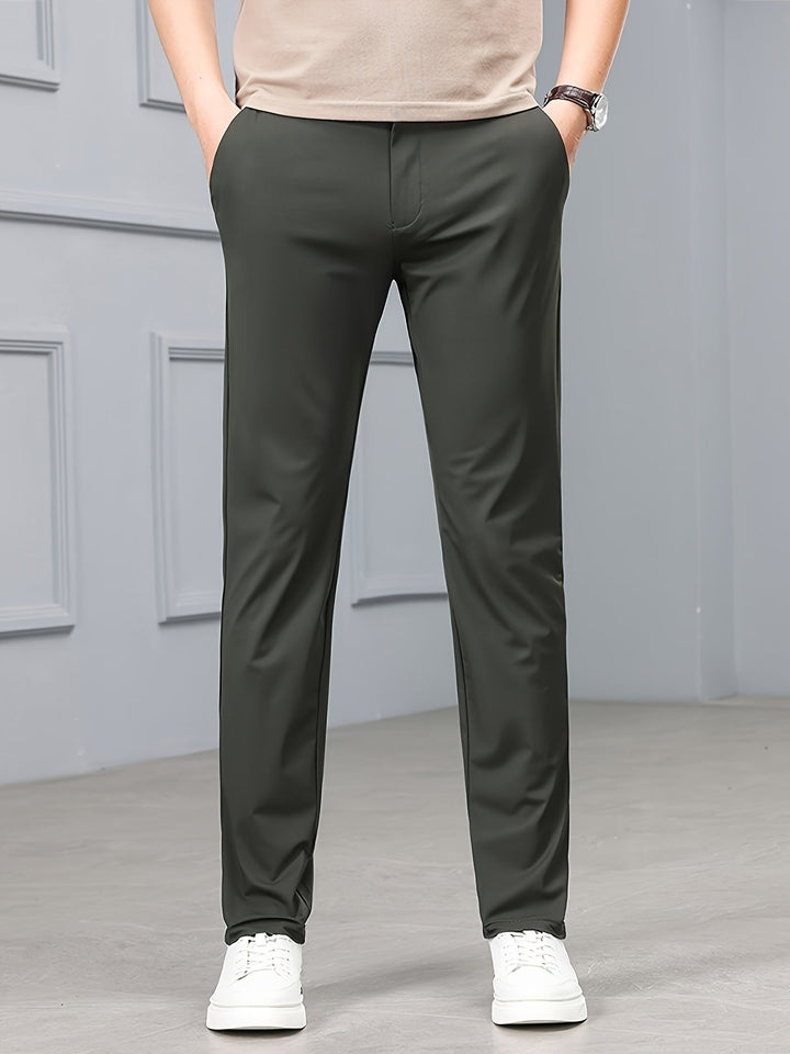 Levoire | Pantalons Confortables Pour Hommes Avec Des Matériaux Extensibles Et Des Poches vert olive