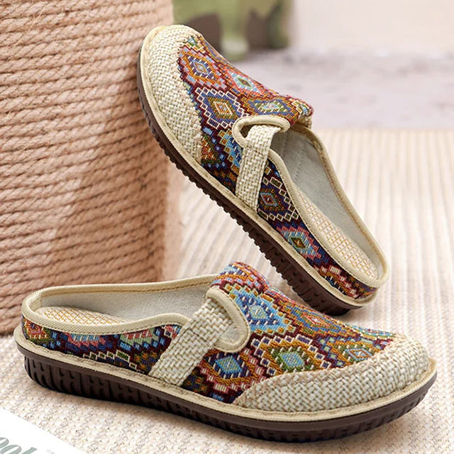 Levoire | Pantoufles Dans Le Style Ethnique
