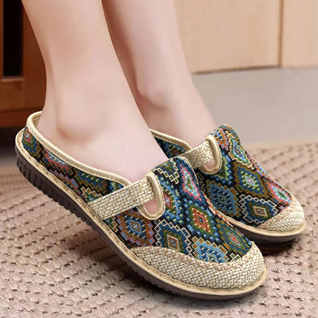 Levoire | Sandales Boho Étonnantes Avec Boucle Pour Femmes Vert