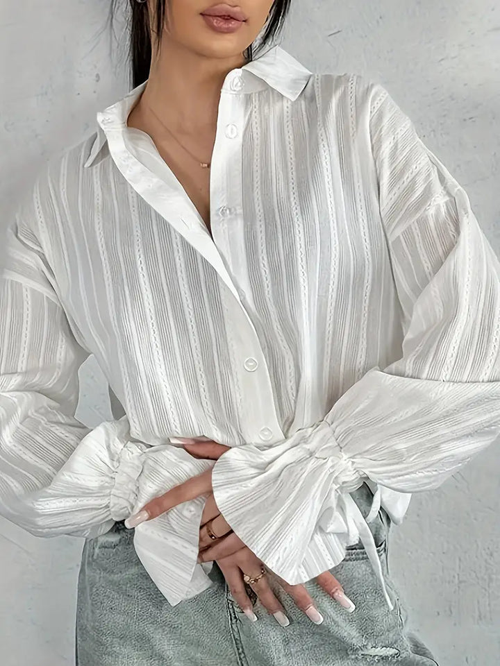 Levoire | Chic Et Élégant Chemise Intemporelle, Fines & Polyvalente Blanc