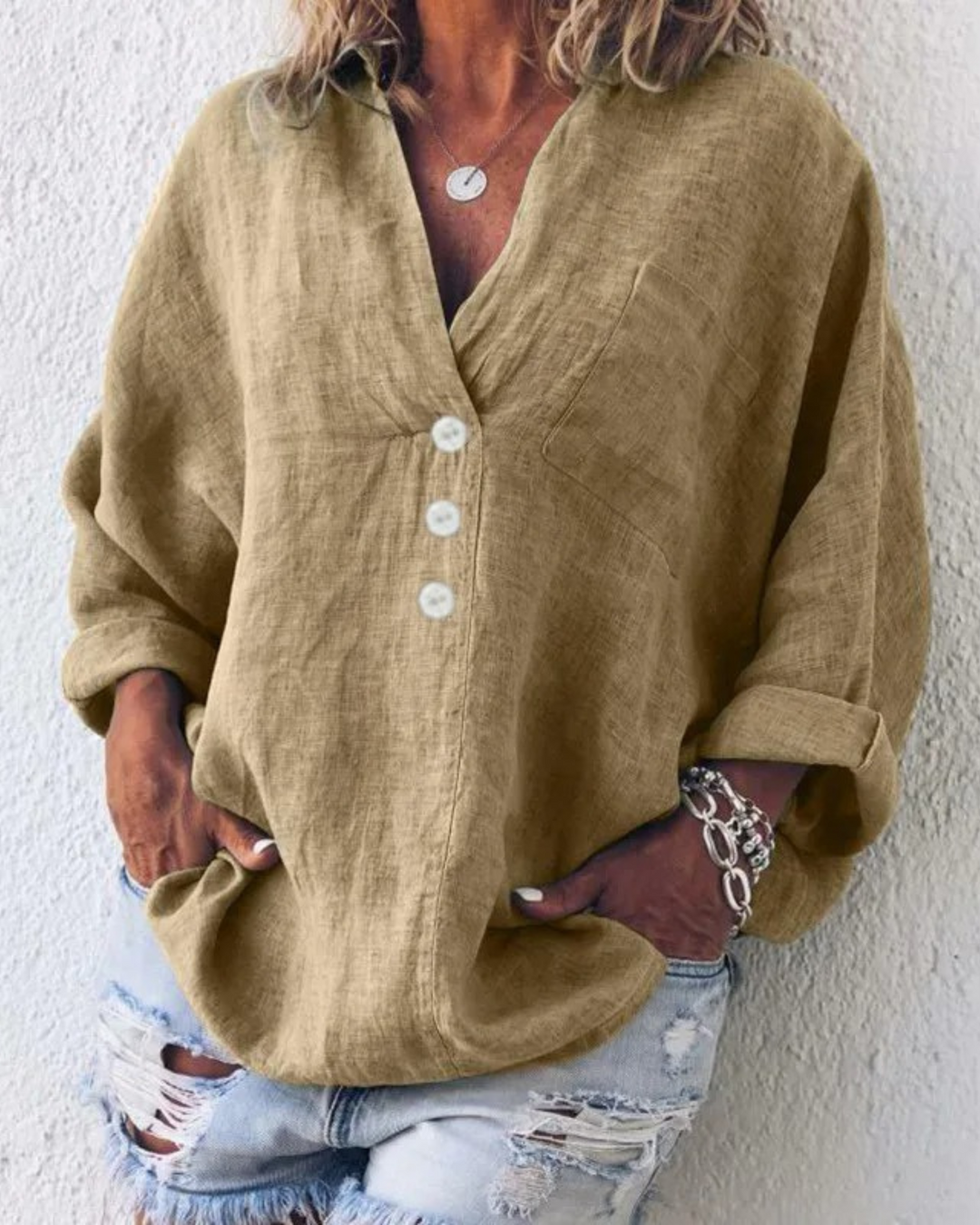 Levoire | Paita Ibiza-Tyyli Khaki