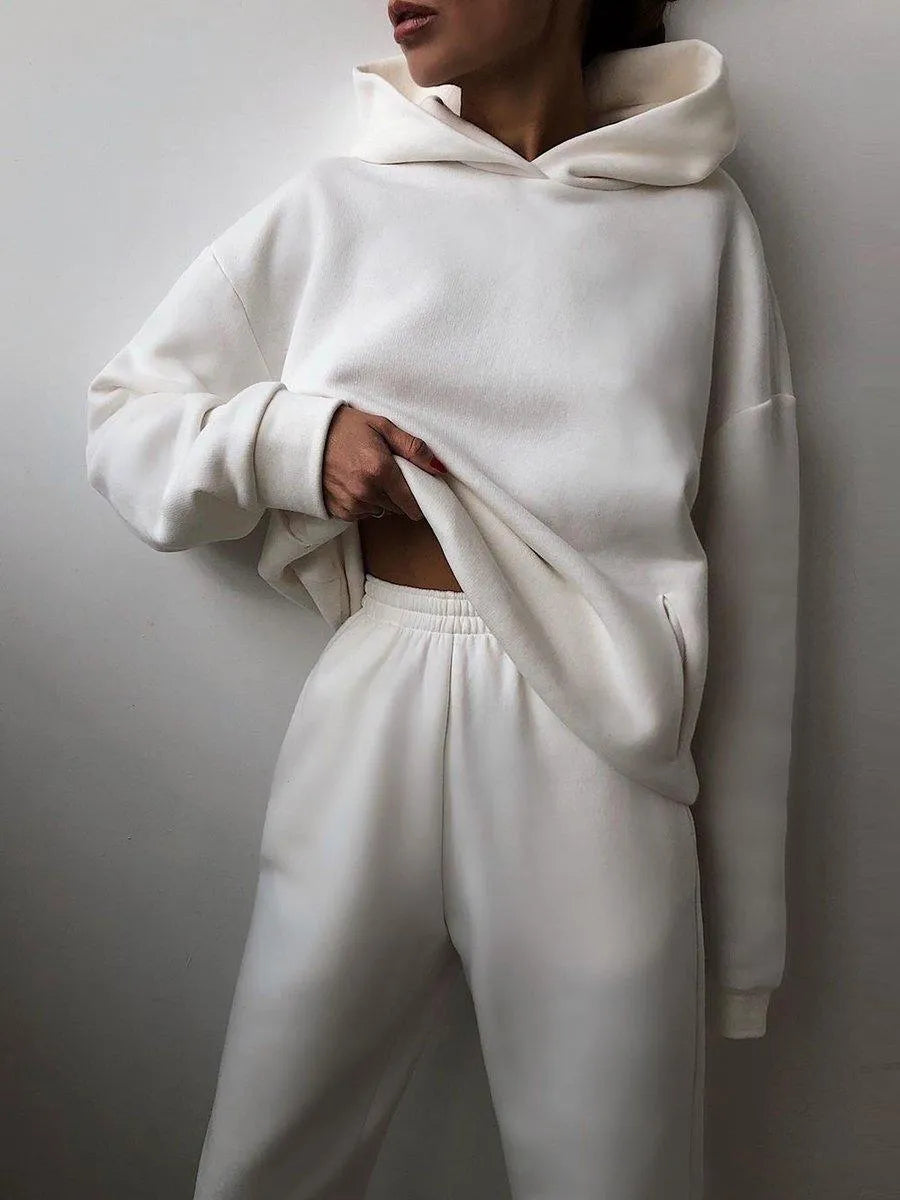 Levoire | Sweatshirt Robe Deux Pièces Blanc