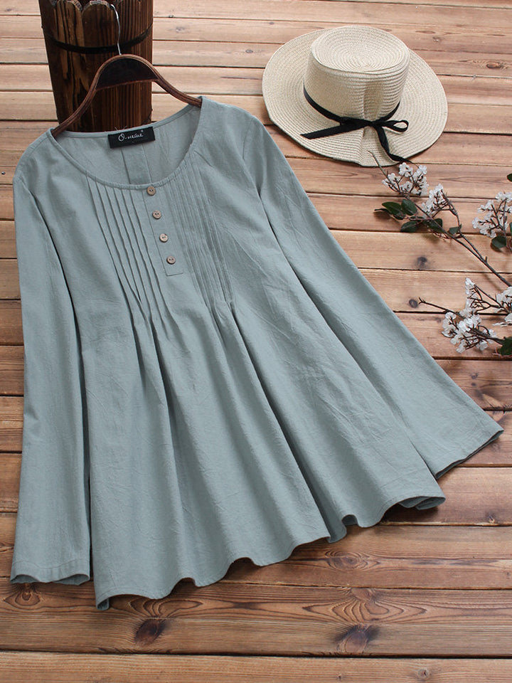 Levoire | Chemise En Coton Et Lin Vert