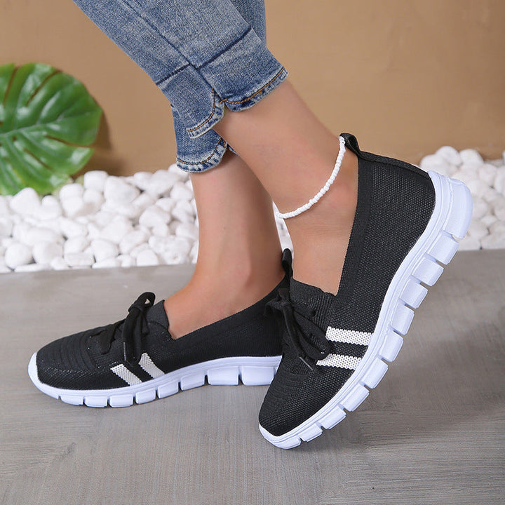 Levoire | Chat De Toit Belles Chaussures Basses À Lacets Pour Femmes
