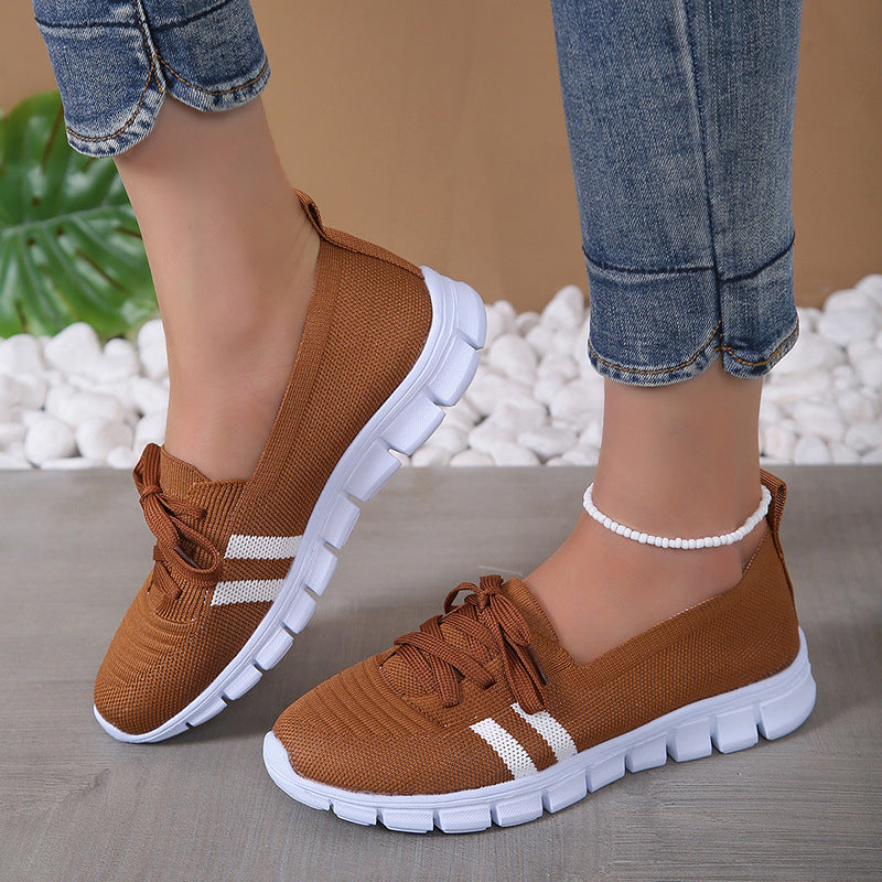 Levoire | Chat De Toit Belles Chaussures Basses À Lacets Pour Femmes