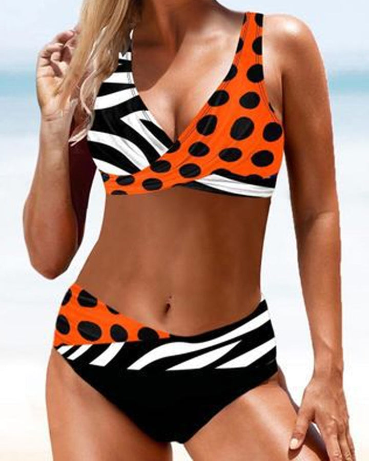Levoire | Maillot De Bain Bikini Coloré Orange