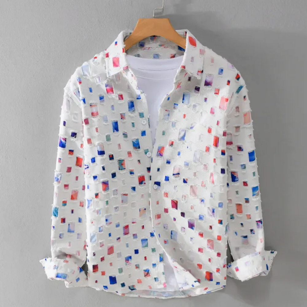Levoire | Polo Chemise Bouton Bas Pour Hommes