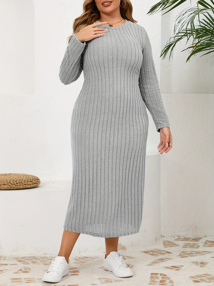 Levoire | Plus Size Élégant Tricot Bodycon Robe