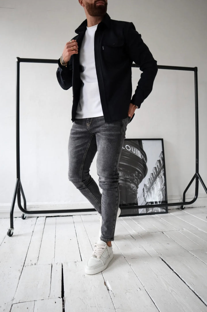 Levoire | Veste Moderne Pour Homme Noir