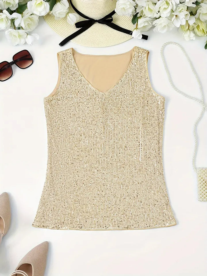 Levoire | Haut De Maillot Sans Manches Avec Des Paillettes