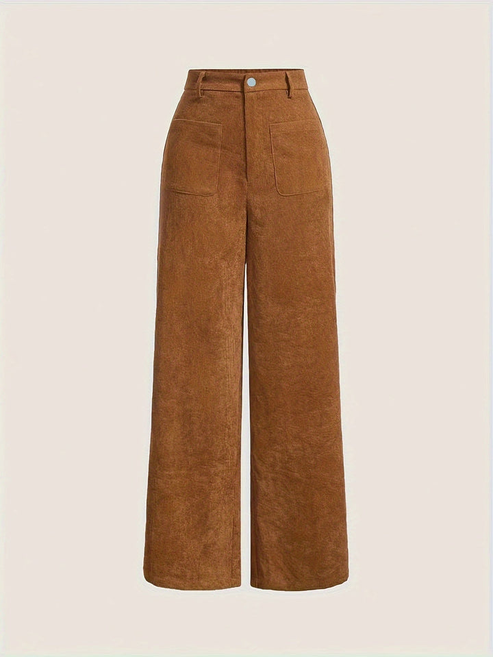 Levoire | Pantalons En Vin Taille Haute Pronssi