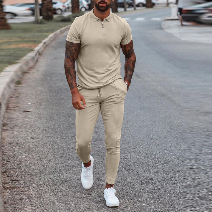 Levoire | Ensemble De Survêtement Pour Hommes 2 Pièces Khaki