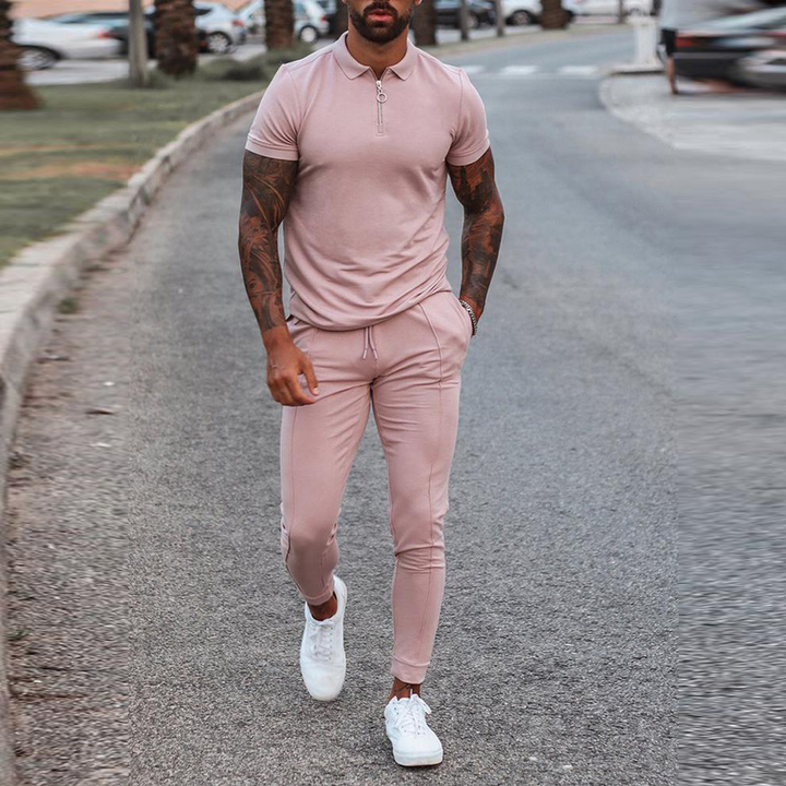 Levoire | Ensemble De Survêtement Pour Hommes 2 Pièces Rosa