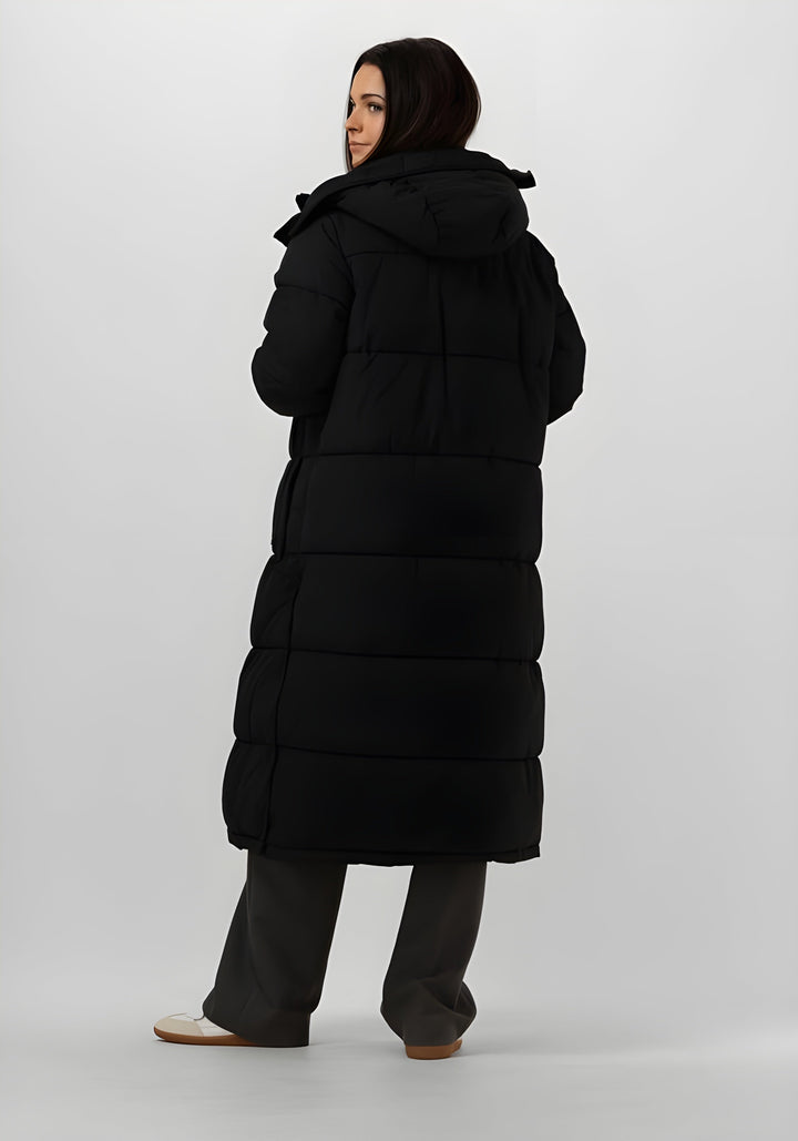 Levoire | Veste À Capuche Chaude Longue Avec Fermeture Éclair