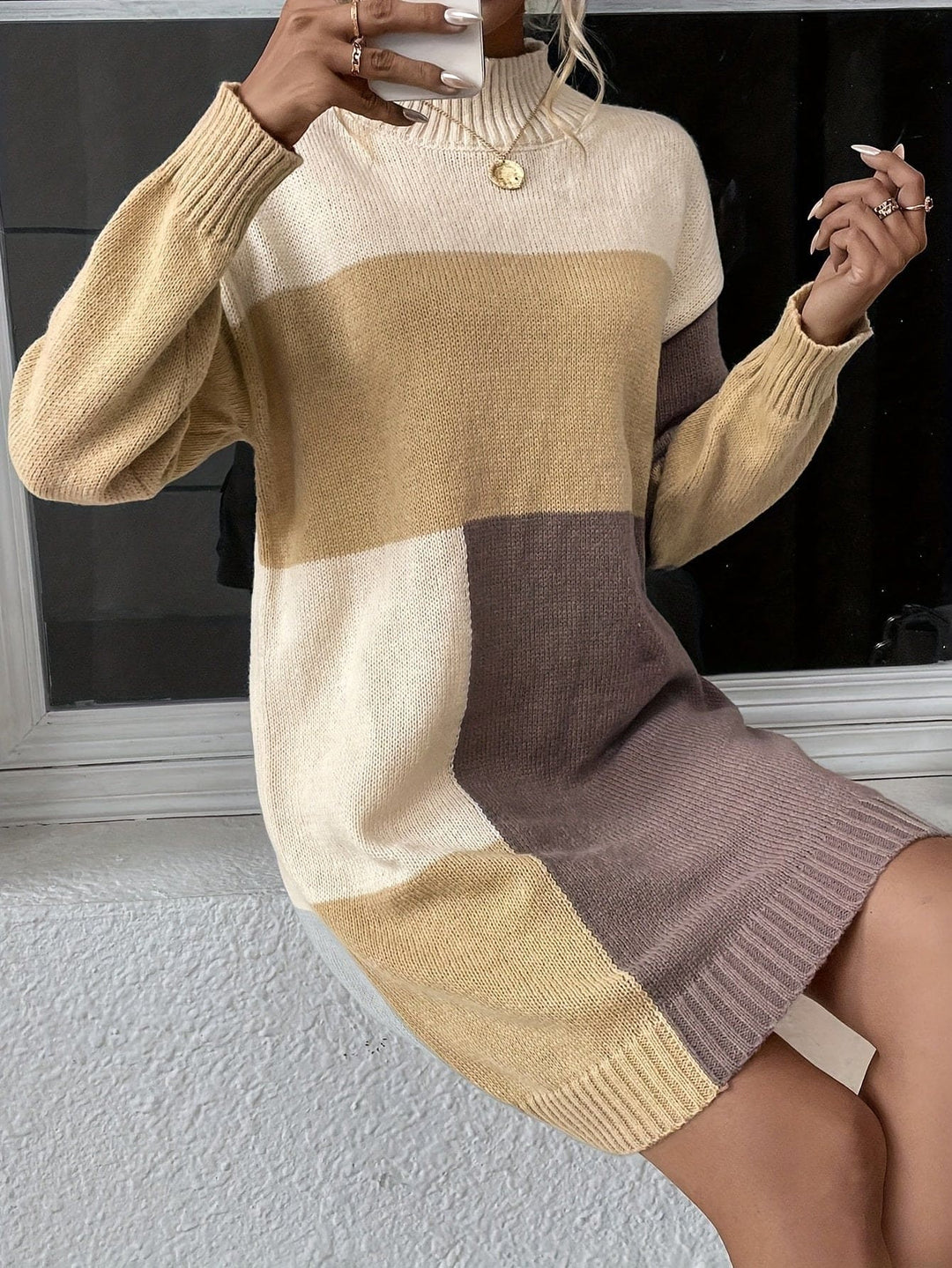 Levoire | Robe De Sweat À Manches Longues Chic L
