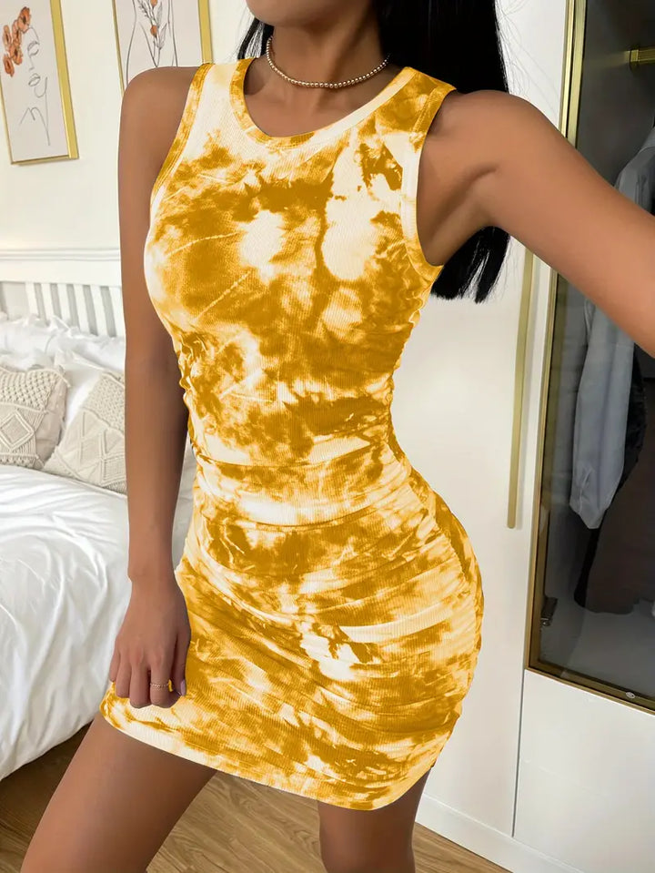 Levoire | Robe Ajustée À Nouer Avec Col Rond