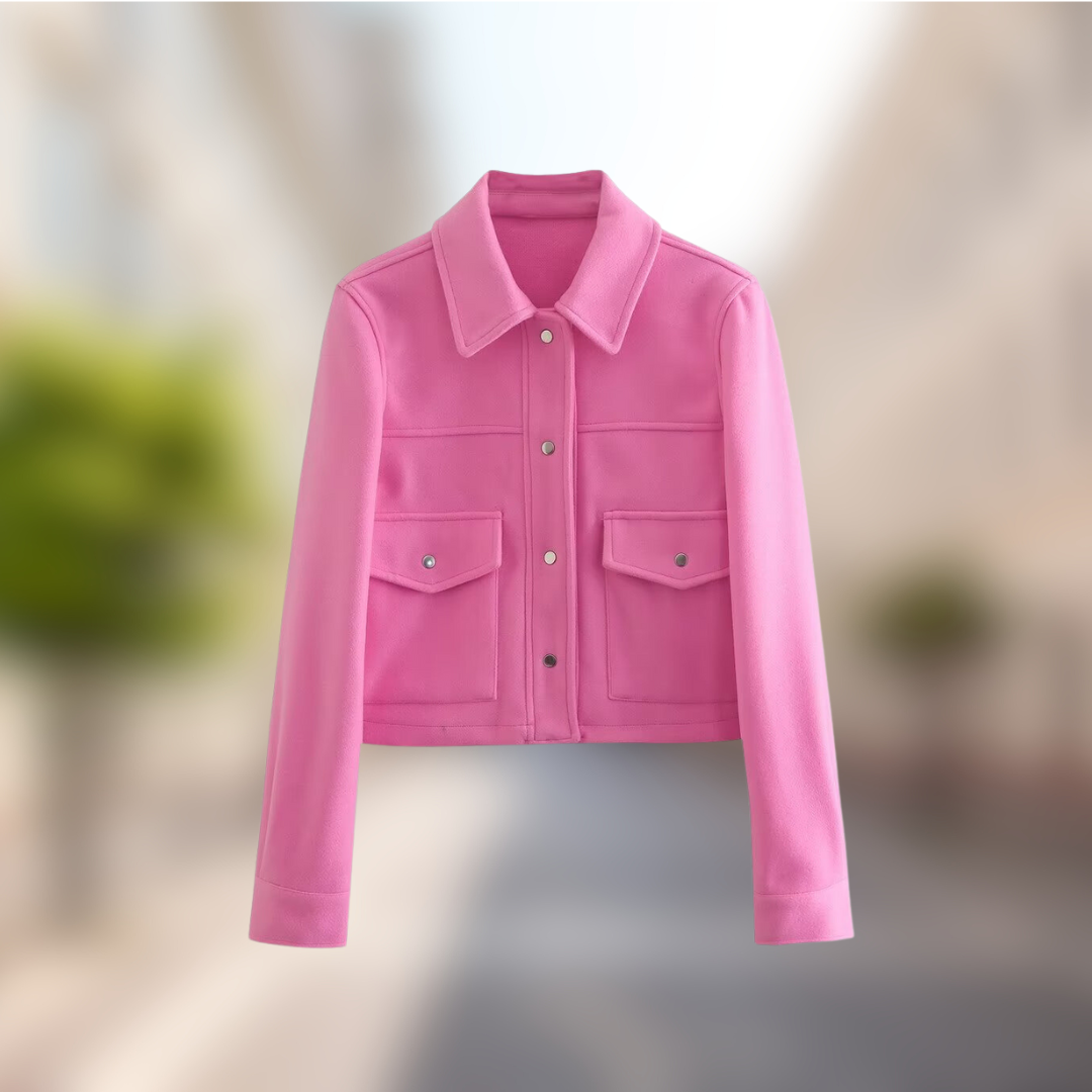 Levoire | Veste Intermédiaire Décontractée Pour Le Printemps Pour Femmes Rosa