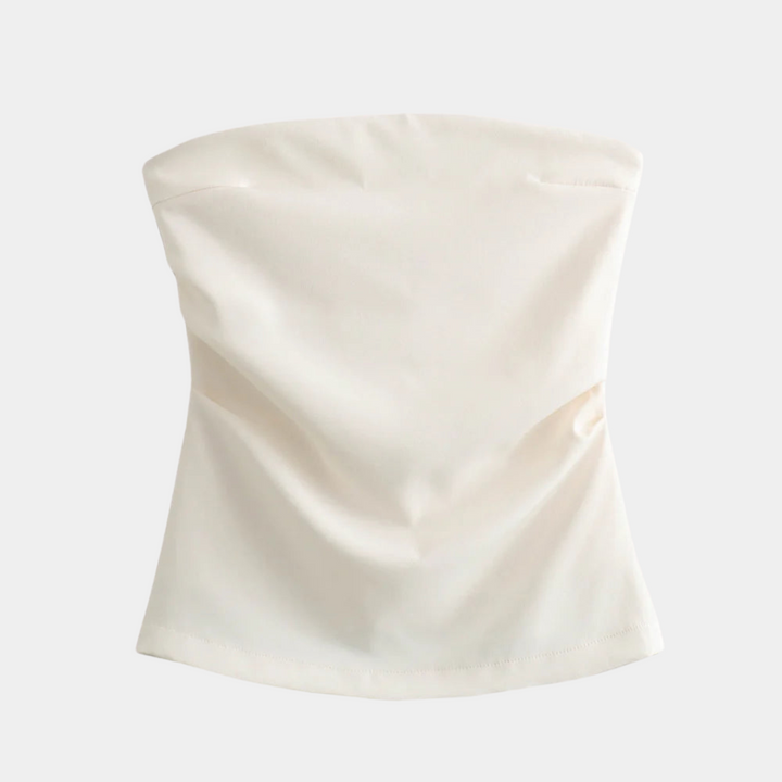 Levoire | Off Shoulder T-Shirt Femme Blanc