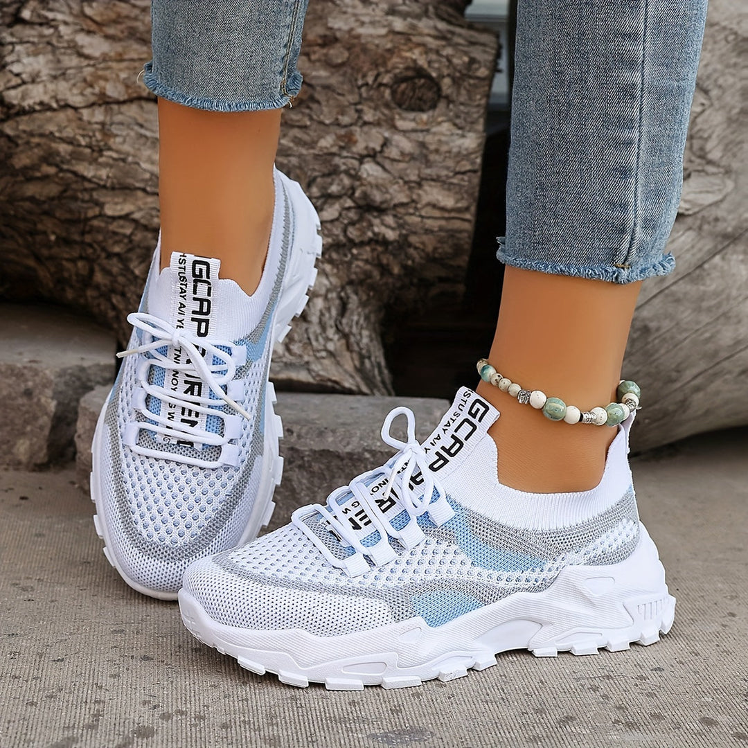 Levoire | Baskets Tricotés Colorblock