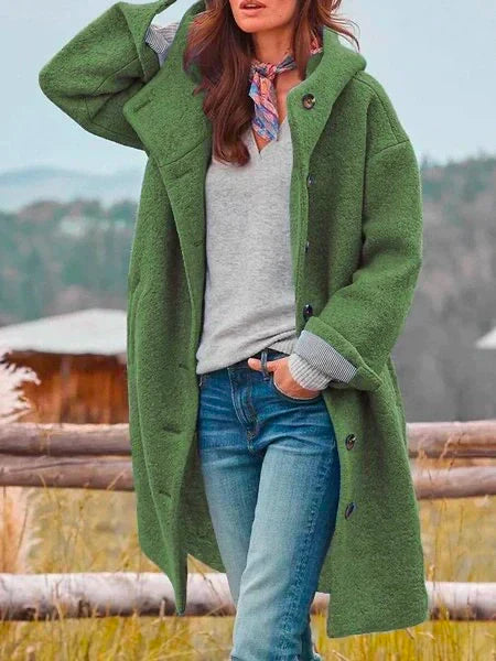 Levoire | Maxi Veste Avec Capuche Vert