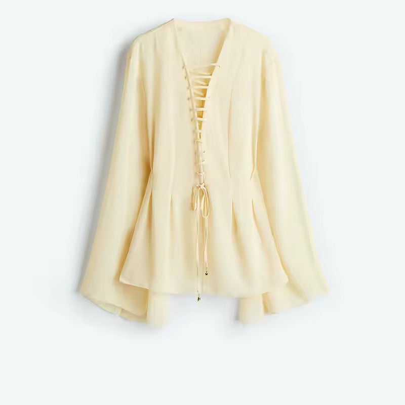 Levoire | Chemise Romantique À Volants Détail Plissé