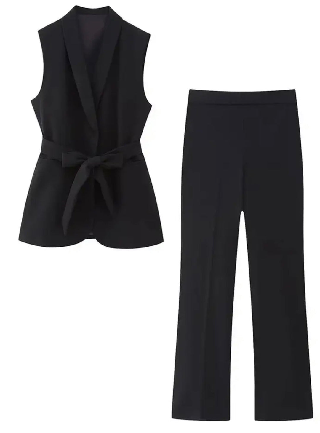 Levoire | Combinaison Sans Manches Avec Ceinture À La Taille