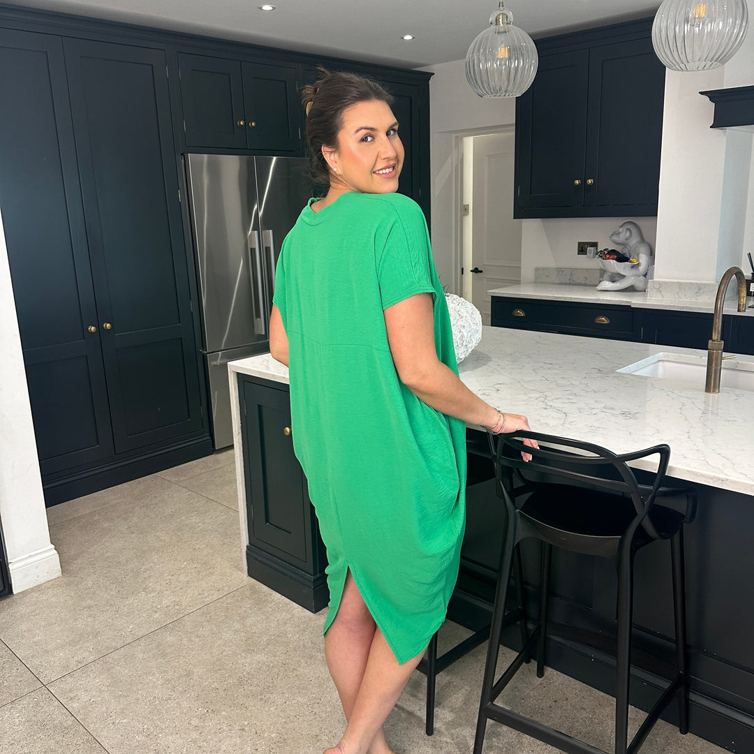 Levoire | Robe Midi Avec Décolleté En V