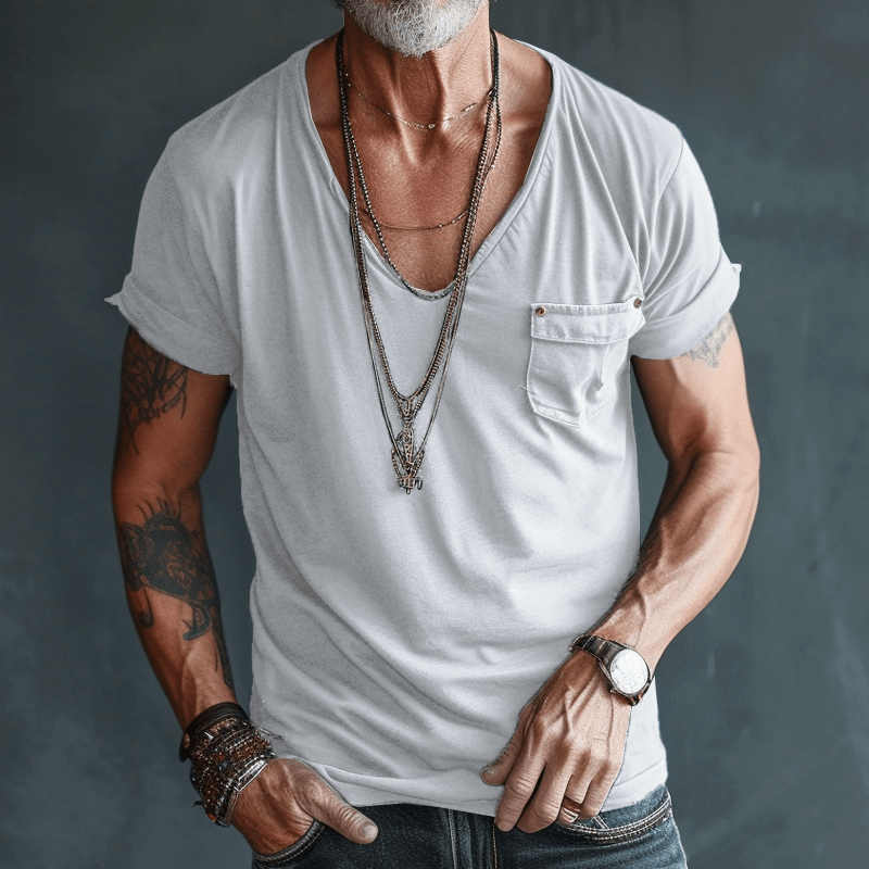 Levoire | T-Shirt Cargo Blanc