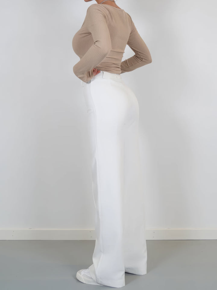 Levoire | Pantalon Femme Taille Haute & Jambes Amples