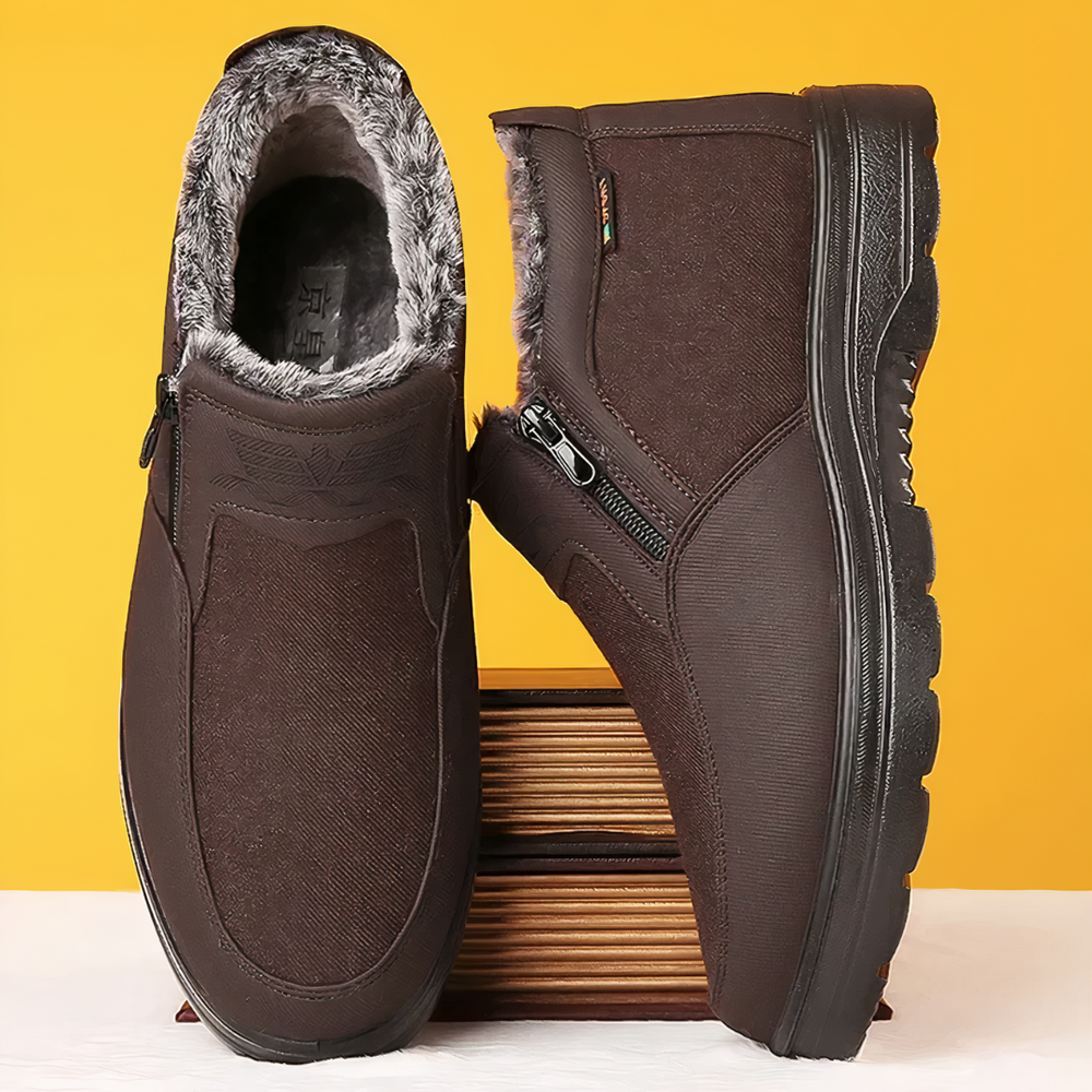 Levoire | Bottes chaudes pour hommes orthopédique Braun
