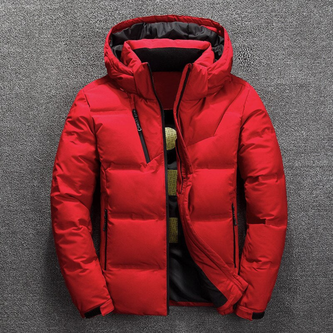 Levoire | Veste Pour Hommes À Capuche Rot