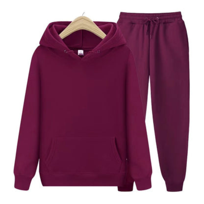 Levoire | Style Classique Confortable et Polyvalent Set Violet foncé