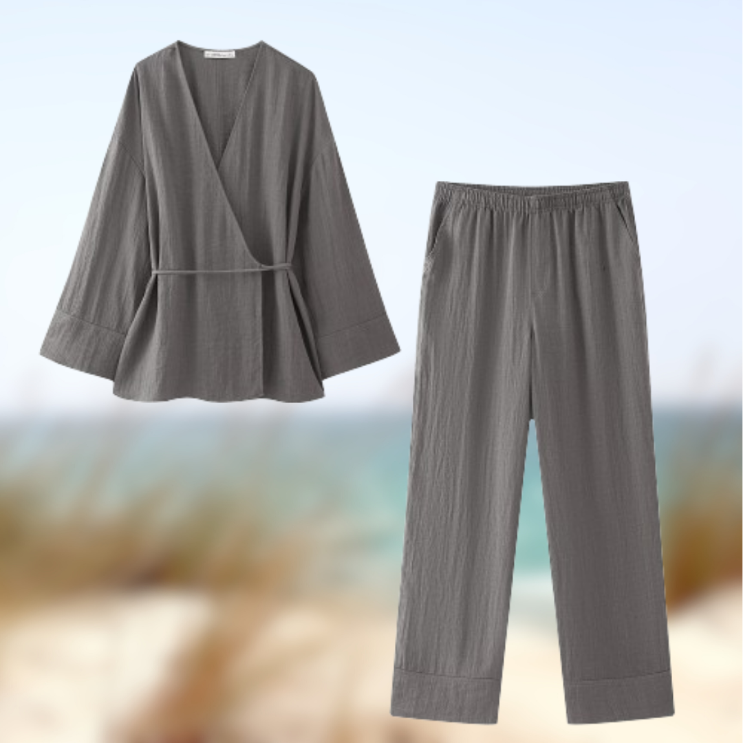 Levoire | Ensemble 2 pièces décontracté femme Gris foncé