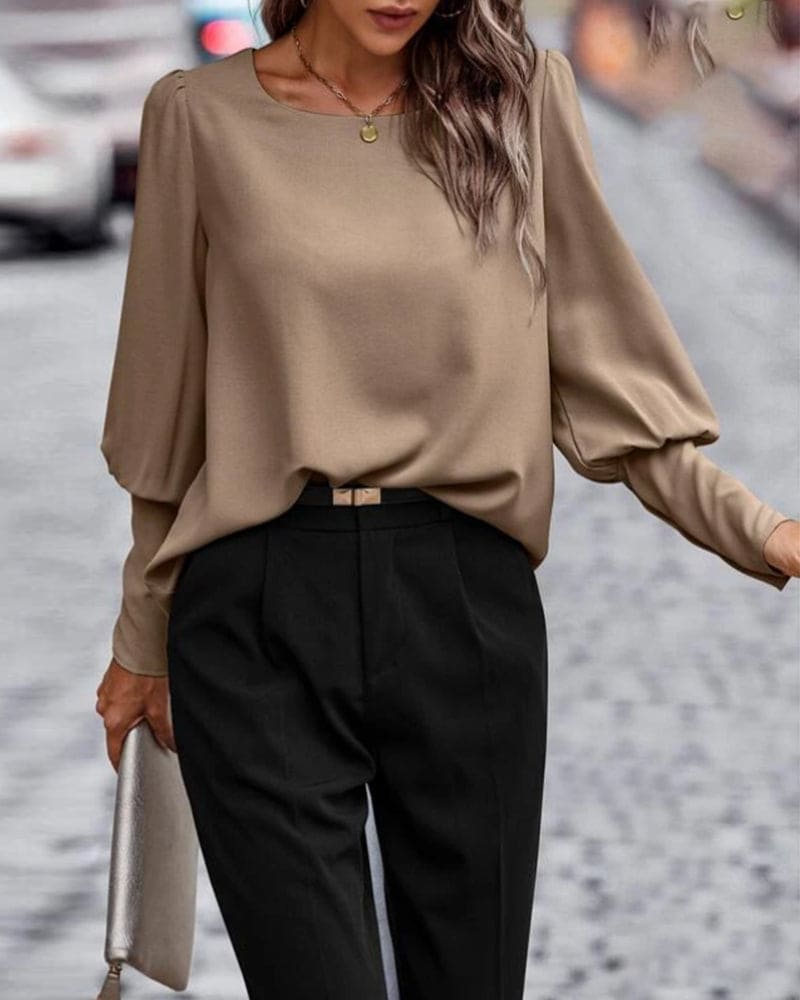 Levoire | Blouse Avec Des Manches Bouffantes
