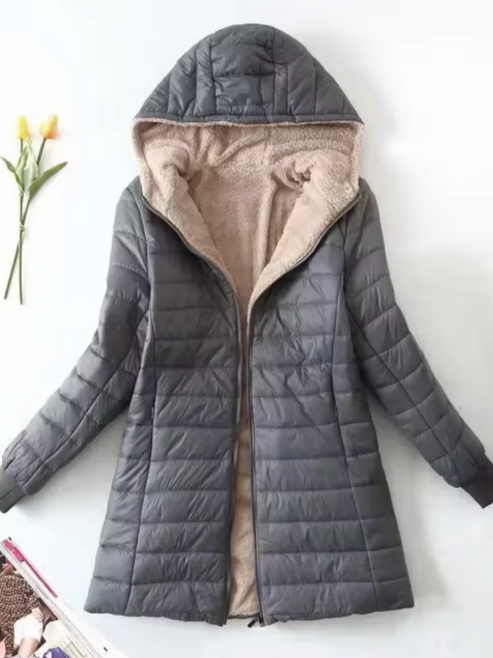 Levoire | Veste Pour Femme Avec Capuche Pour Un Usage Quotidien Gris