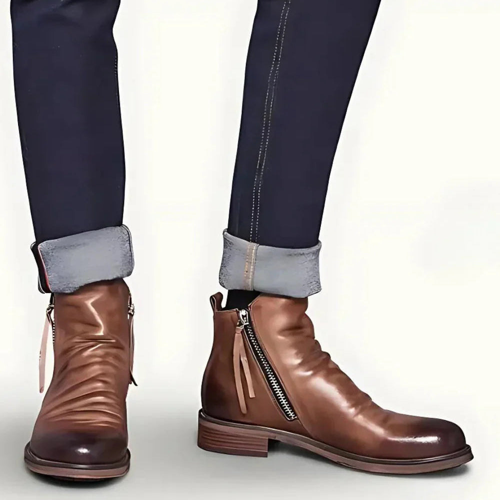 Levoire | Lighter Heeled Shoes With Zipper