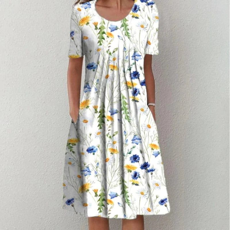 Levoire | Robe en coton casual Jaune